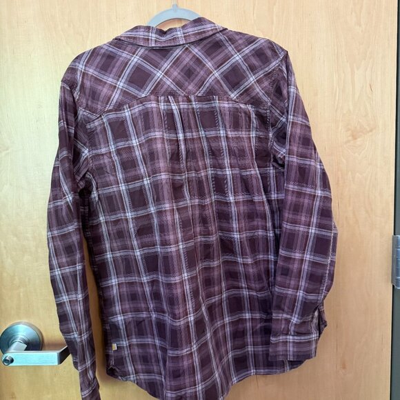 Carhartt Women’s Purple Plaid Button-Up Shirt Size M (8/10) - Picture 4 of 4